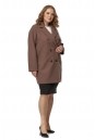 Женское пальто из текстиля с воротником 8019203