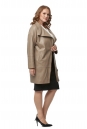 Женское кожаное пальто из натуральной кожи с воротником 8019257-2