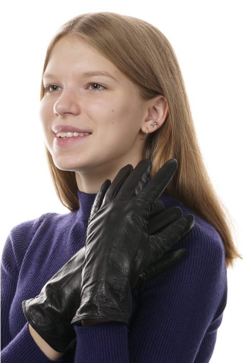 Перчатки женские кожаные 8020174