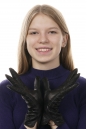 Перчатки женские кожаные 8020174-2
