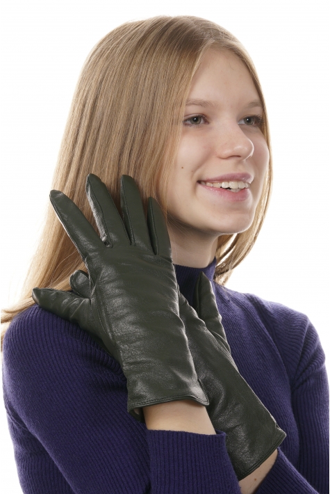Перчатки женские кожаные 8020192