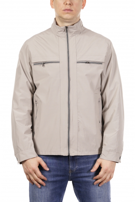 Куртка мужская из текстиля с воротником 8021590