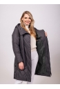 Женское пальто из текстиля с капюшоном 8023440-5