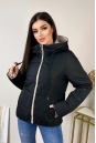Куртка женская из текстиля с капюшоном 8023997-6