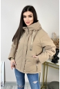 Куртка женская из текстиля с капюшоном 8024029-2