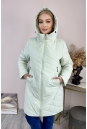 Женское пальто из текстиля с капюшоном 8024073-2